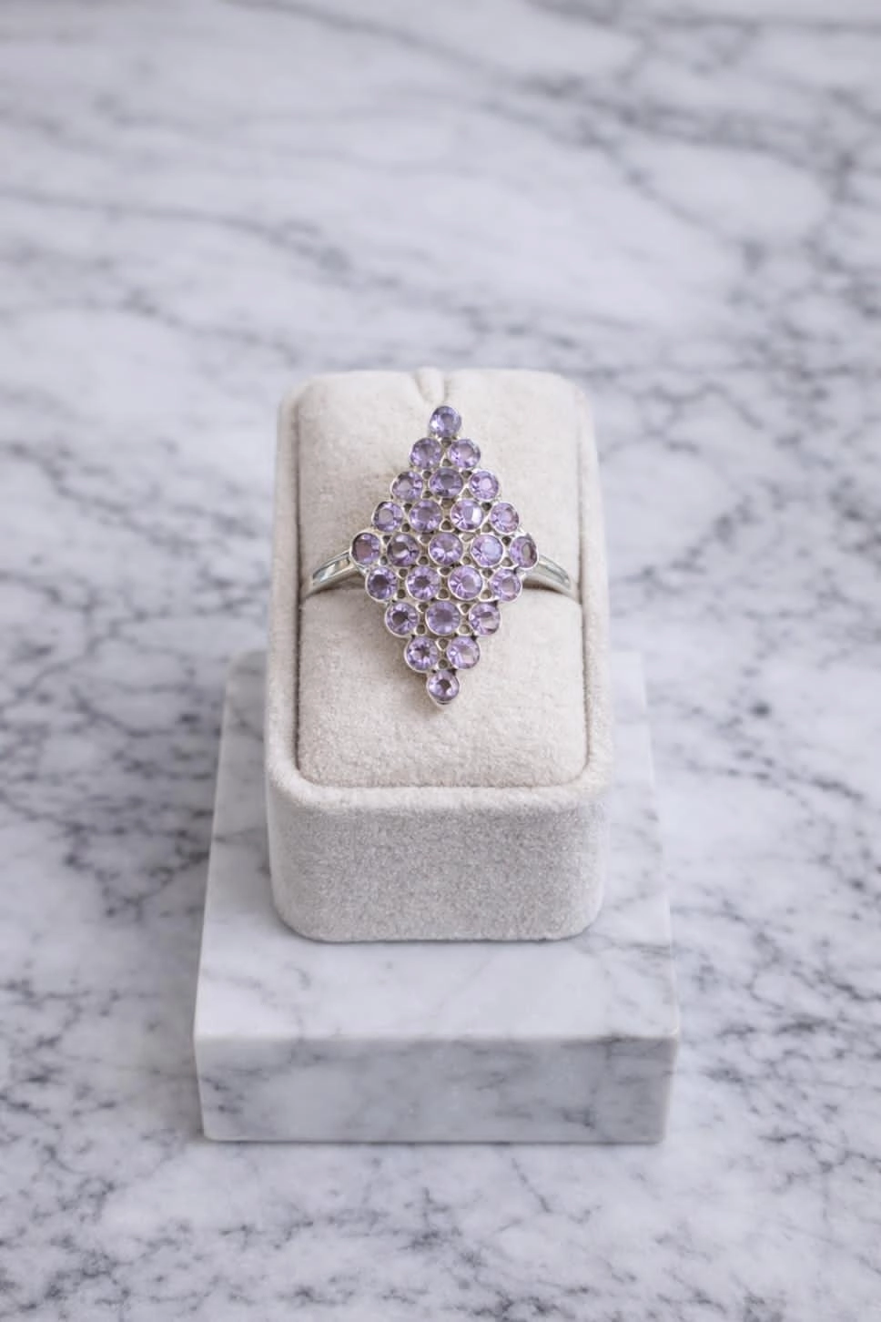 Amatist Taşlı Yüzük