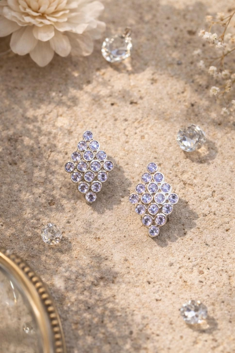 Ametist Taşlı Küpe