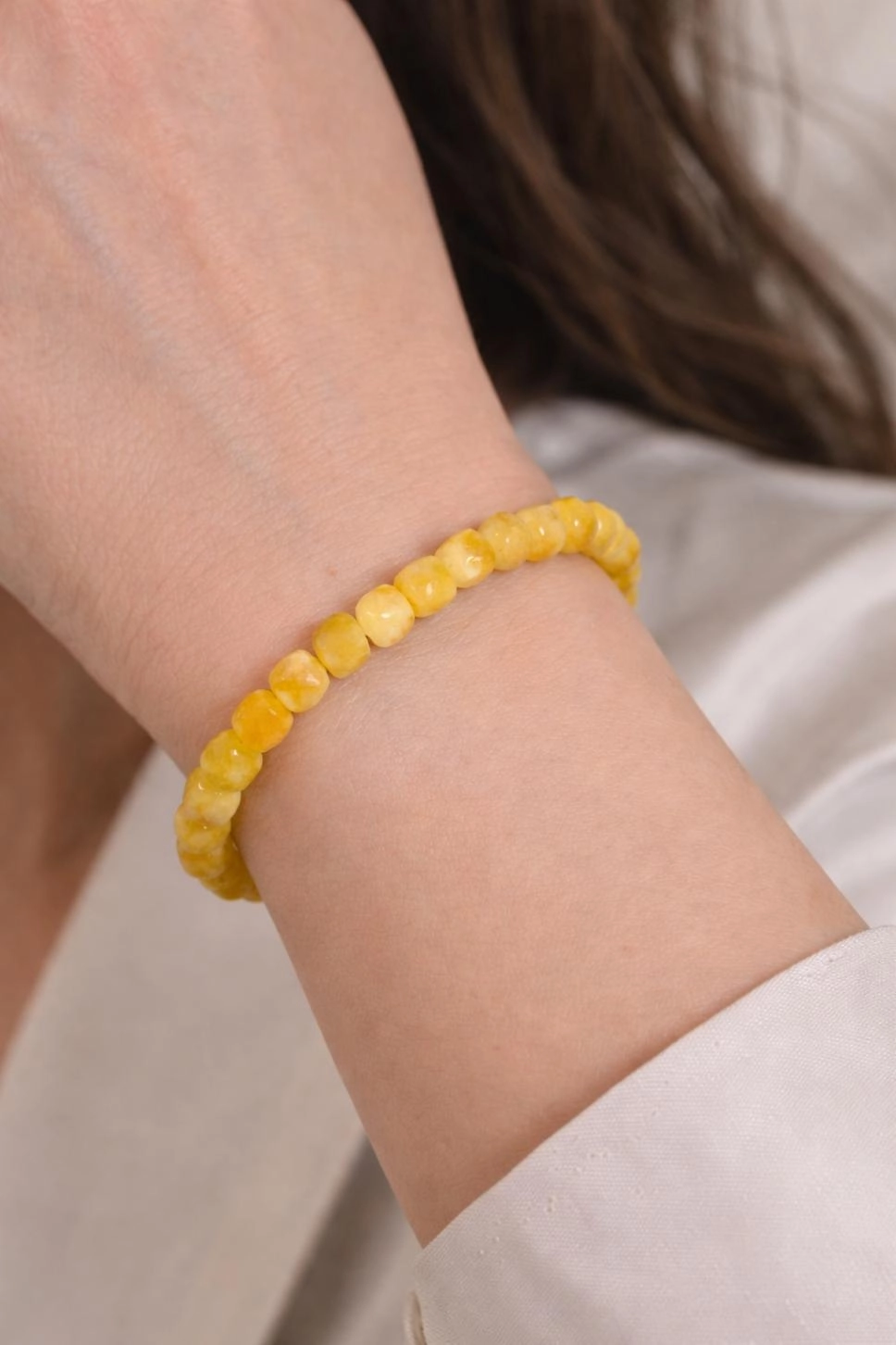 Renkli Kuvars Taşlı Bileklik