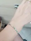 Renkli Zirkon Taşlı Suyolu Bileklik