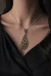 Markazit Taşlı Ve Akik Taşlı Kolye