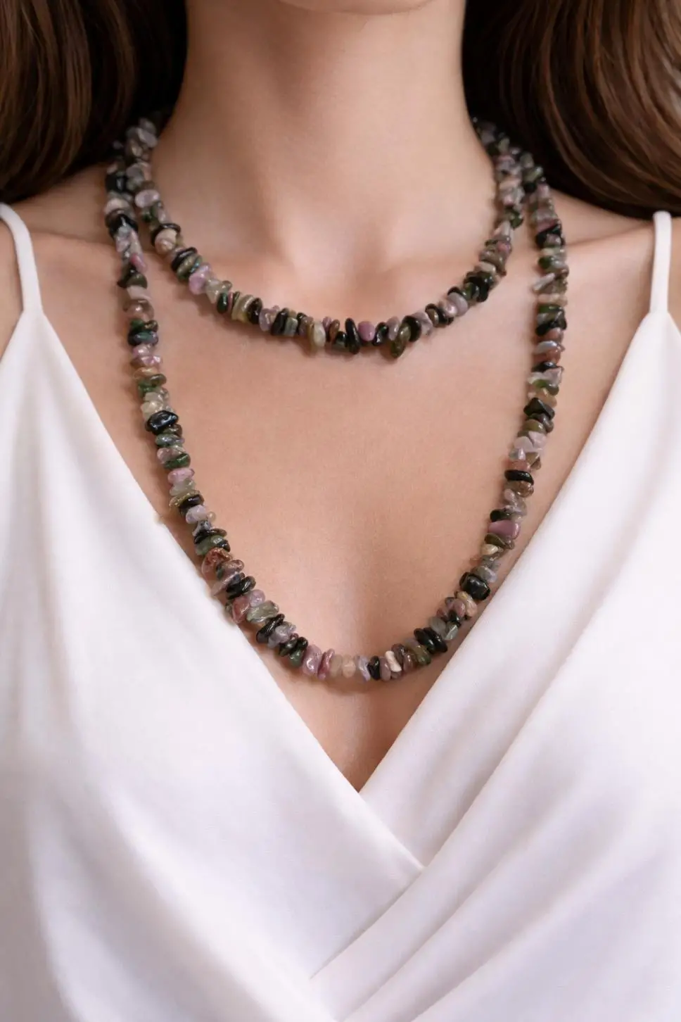 Turmalin Taşlı Kolye 