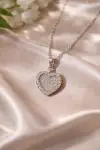 Taşlı Kalp Kolye