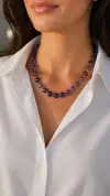 Amatist Taşlı Kolye 