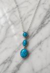 Turkuaz Taşlı Kolye 