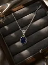 Safir Taşlı Kolye 