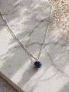 Safir Taşlı Kolye 
