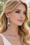 Swarovski Taşlı Küpe 