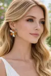 Swarovski Taşlı Küpe 