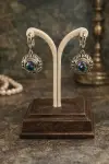 Mıstık Topaz Taşlı Küpe 
