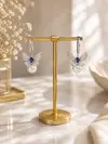 İncili Kelebek Küpe 
