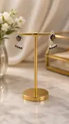 Granat Taşlı Küpe 