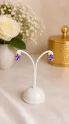 Amatist Taşlı Küpe 