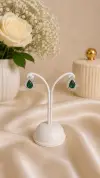 Yeşim Taşlı Damla Küpe 