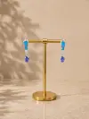 Opal ve Amatist Taşlı Küpe 