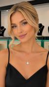 Taşlı Damla Kolye 