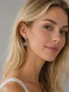 Sallantılı Nazar Boncuklu Küpe 