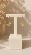Taşlı Kelebek Küpe 