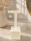 Taşlı Çiçek Küpe 