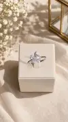 Taşlı Yonca Yüzük 