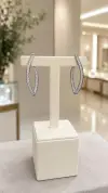 Taşlı Tasarım Küpe 