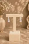 Taşlı Tasarım Küpe 