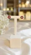 Mineli Çiçek Küpe