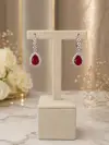 Yakut Taşlı Küpe 