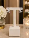 Taşlı Kelebek Küpe 