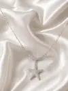 Tek Taşlı Deniz Yıldızı Kolye 