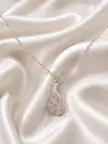 Taşlı Yavuz Kuşu Kolye 
