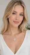 Kar Tanesi Kolye 