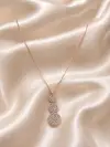 Zirkon Taşlı Çember Kolye 