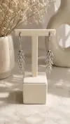 Taşlı Sallantılı Küpe 