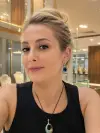 Safir Taşlı Küpe 