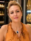 Safir Taşlı Kolye 