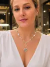 Zincir Detaylı Hayat Ağacı Kolye 