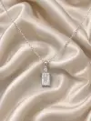 Mozanit Taşlı Kolye 