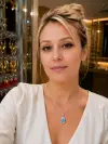 Turkuaz Taşlı Kolye 