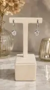 Mozanit Taşlı Küpe 