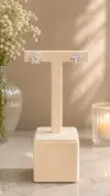 Mozanit Taşlı Küpe 