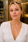 Mercan Taşlı Kalp Kolye 