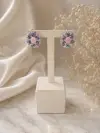 Mercan Taşlı ve Zirkon Taşlı Küpe 