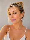 Sitrin Taşlı Küpe 