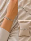 Taşlı Tasarım Bileklik 