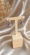Swarovski Taşlı Salyangoz Küpe 