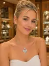 Taşlı Yonca Kolye