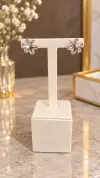 Sitrin Taşlı Kartanesi Küpe 