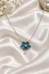Mineli Çiçek Kolye 