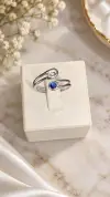 Taşlı Çengel İğne Yüzük